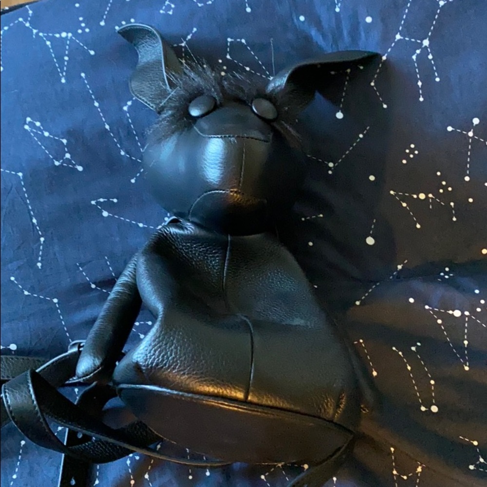 Kendall and Kylie leather dog bag